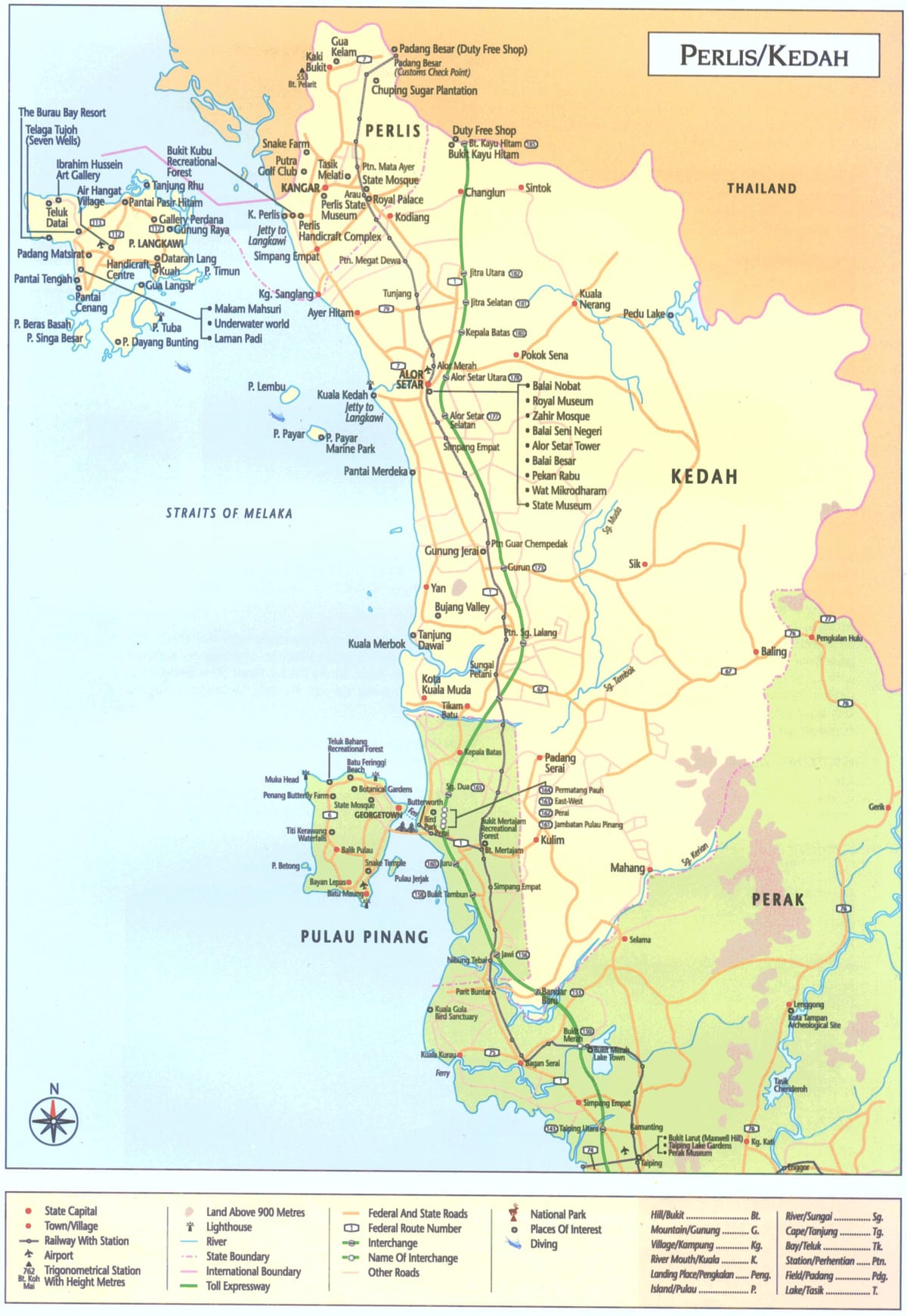 Malezija kedah karti