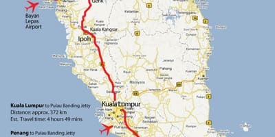 Ipoh u Maleziji karti