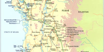 Karta države perak, Malezija